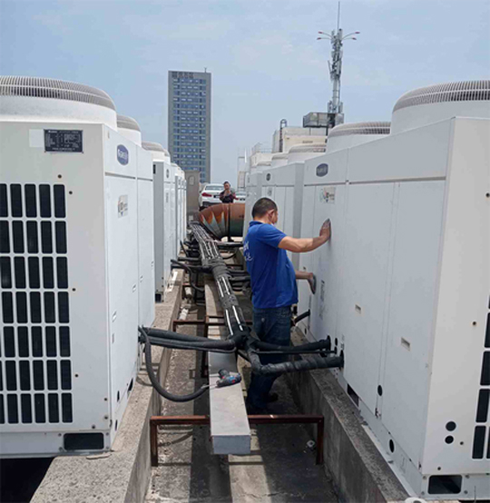 通许中央空调制热和不制冷系统维修方法